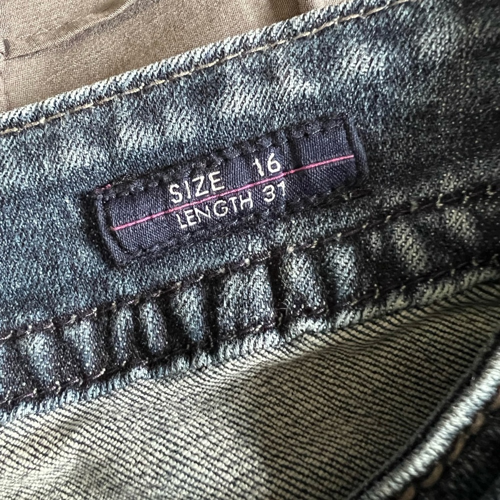 Vigoss The Dallas Slim Boot Woman’s Dark Wash Sturdy Western Bling Jeans 16 - Picture 16 of 16